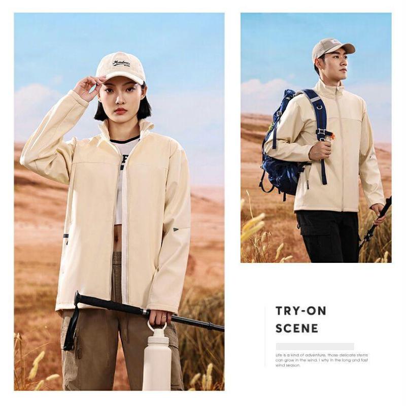 Men's and Women's Models Windproof Fabrics Comfortable and Fashionable Thin Section Rushing Jacket YG-997