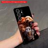 2DFlat Samsung Phone Case Adorable Dachshund Puppies Group Selfie Applicable To Galaxy S23 S24 S25ULTRA S26 A12 A14 A15 A16 A54 A55