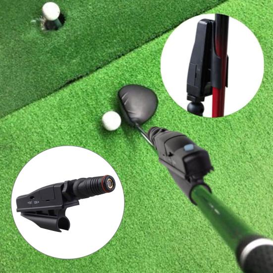 Indoor Golf Putting Training Aid Golf Putter Pointer Alignment Tools Line Aiming Device Golf Putting Posture Corrector for Swing Practice