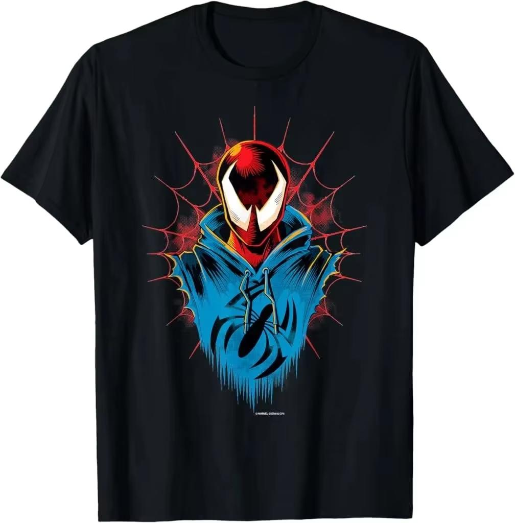 

2026 New Design Venom Comic Fashion HighQuality Printed Unisexs and WOMENs Pure Cotton ShortSleeved Casual TShirt M
