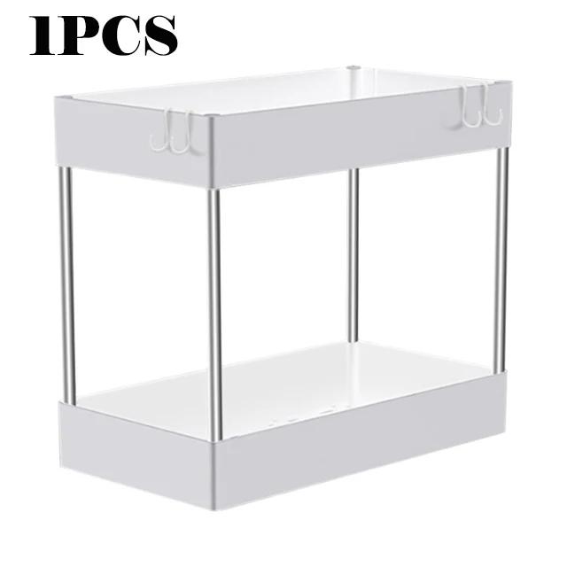 

Kitchen Under Sink Storage Organizer 2 Tier Drawer Multipurpose Rack Cabinet Under Sink Storage Rack Bathroom Kitchen Organizer