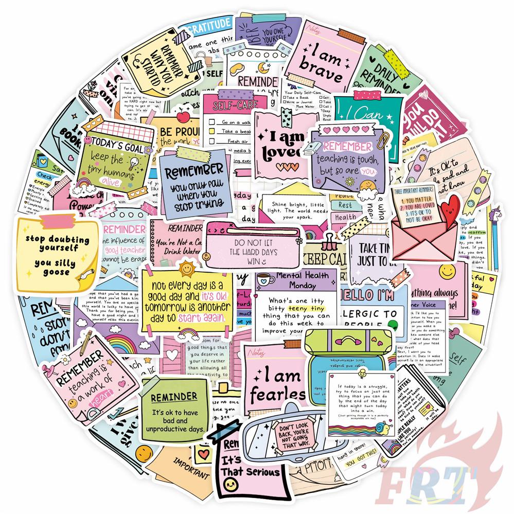 100Pcs/Set Funny Healing Label Art Series 02 Stickers DIY Scrapbooks Album Decor Decals Stickers