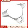ABS Chrome Car Steering Wheel Cover Sticker Trim for Golf 7 GTI MK7 Jetta MK6 2015- Polo 2017-