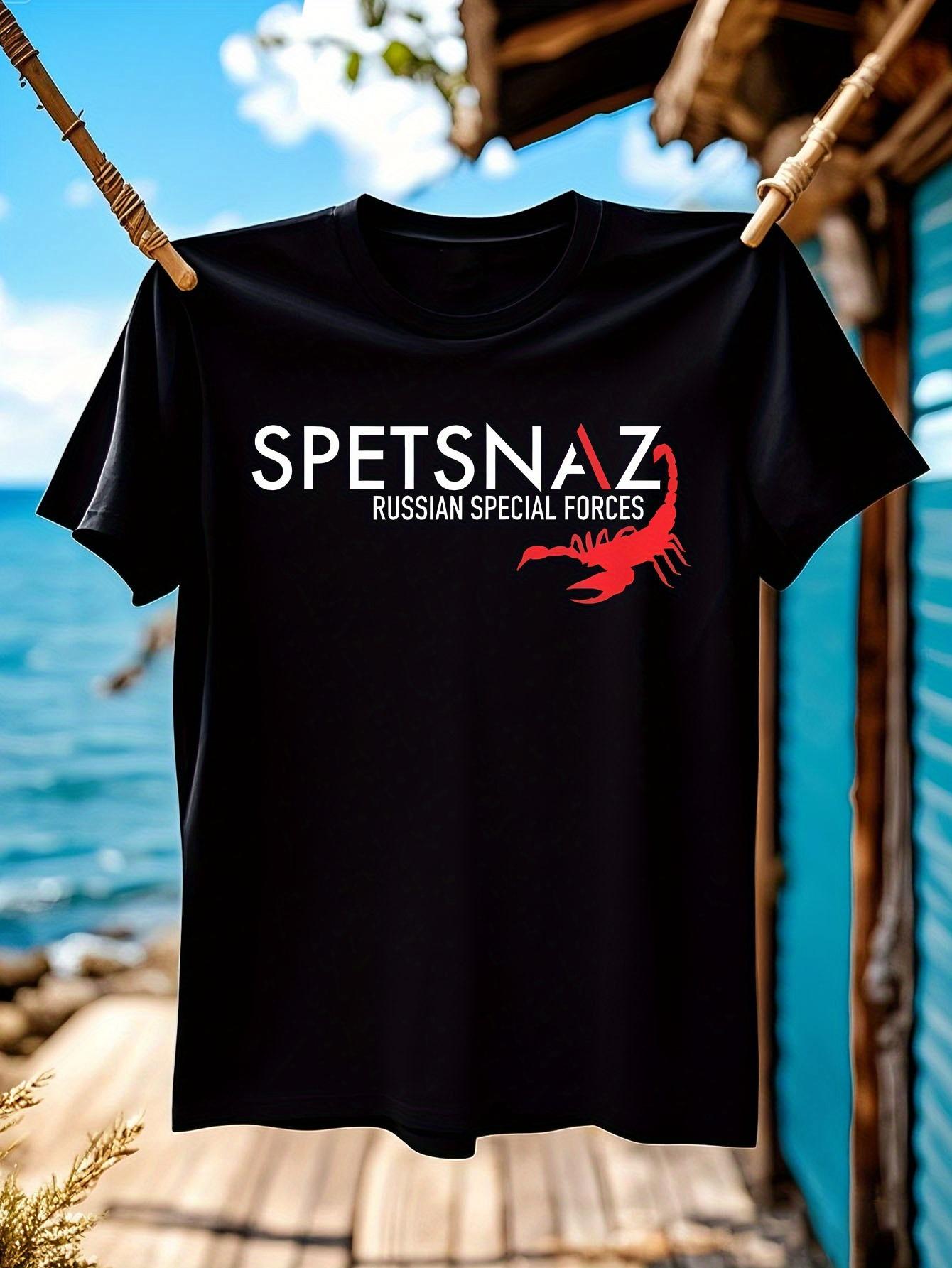 Russian Spetsnaz Special Forces Tshirt 100% Cotton O-Neck... XL