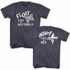 Muhammad Ali Float Sting Blu Melange T-Shirt per Adulti Uomo Donna Top