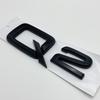 3D ABS Numbers Letters Q2 Q3 Q4 Q5 Q6 Q7 Q8 Emblem for 111a Q series Car Fender Trunk Rear Logo Sticker Black Silvera111