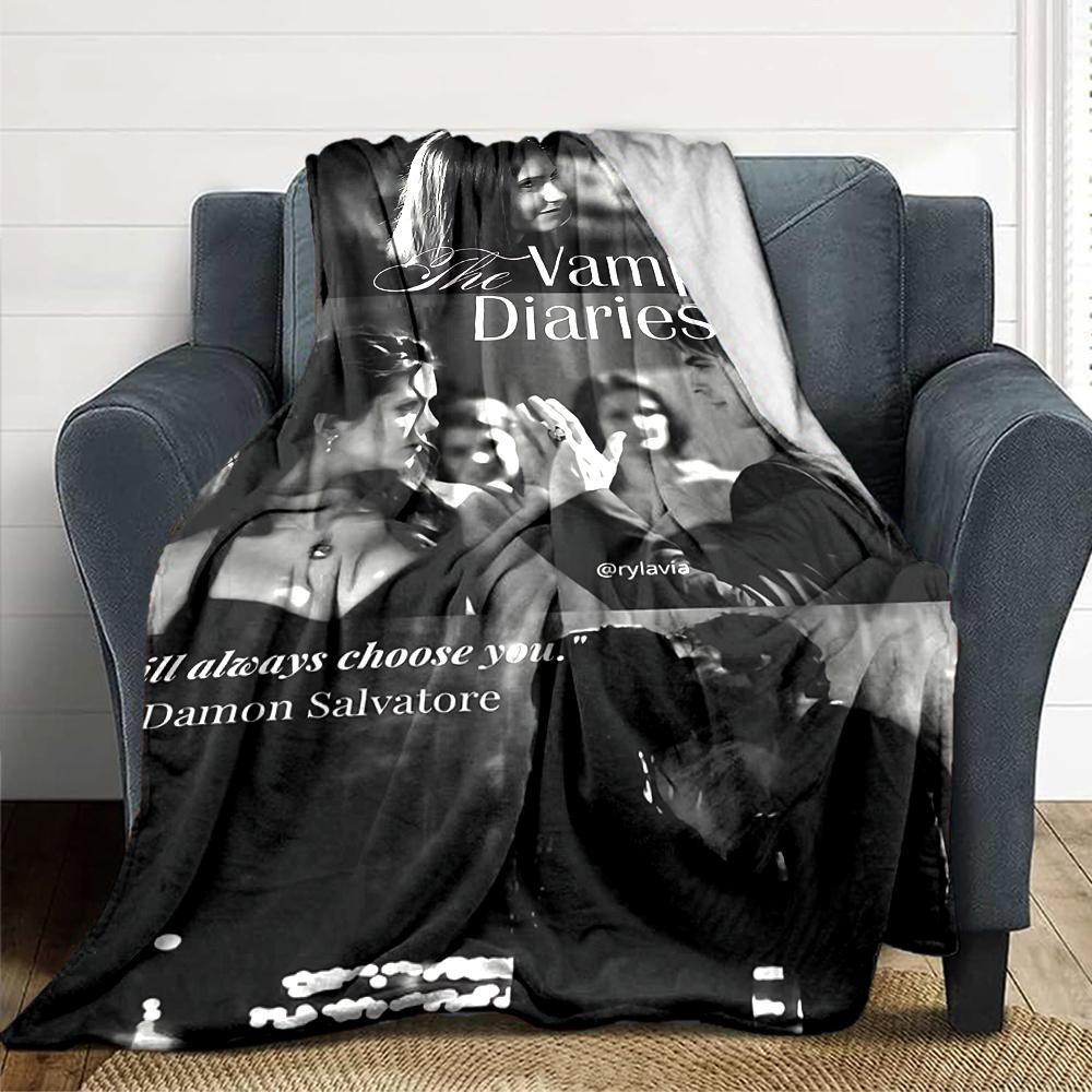 Vampire Romance Choice Blanket Soft Throw Blanket For Home Bedroom Bed Sofa Travel Office Solid Christmas Blanket