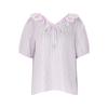 SOUP Neck Shirring Blouse (Oy5Sst8)