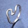 3 Colors/set Finger Rings Newest Fashion Stainless Steel Wave Ring Simple and Stylish Wave Ring Tita