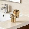 Wall Mounted Angle Adjustment Shower Faucet Adapter 360 Degree Rotating Adjustable Leg Copper Angled Curved Foot