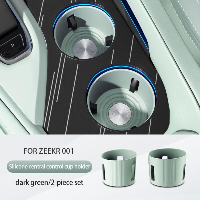Cup holder For ZEEKR 001 2025 2025 2025 Central control silicone glue cup cover Stable water cup Car accessories
