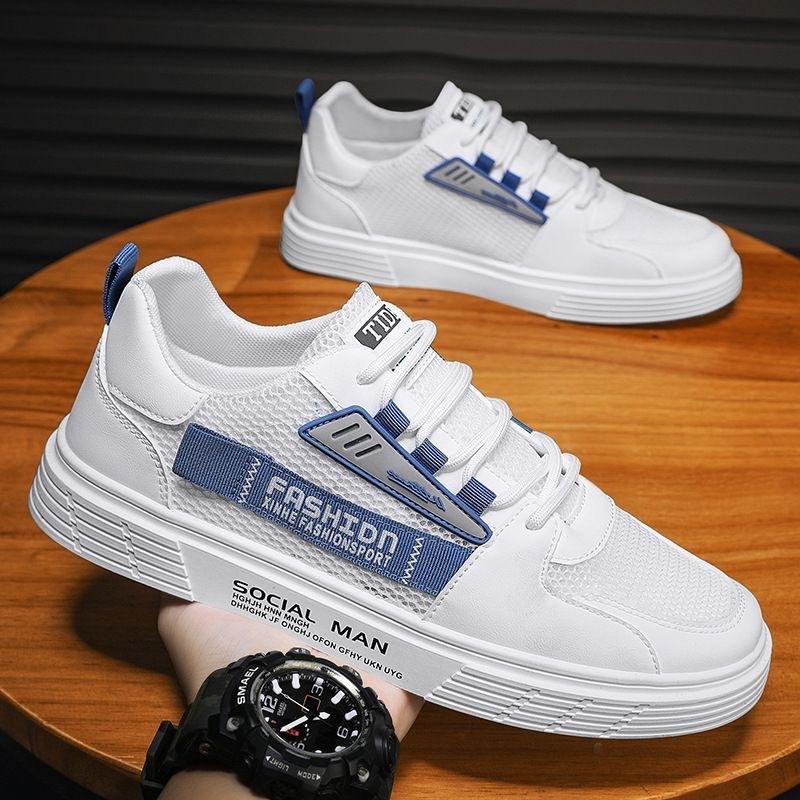 Men's shoes new summer breathable little white shoes trendy versatile mesh board shoes youth casual sports trendy shoes