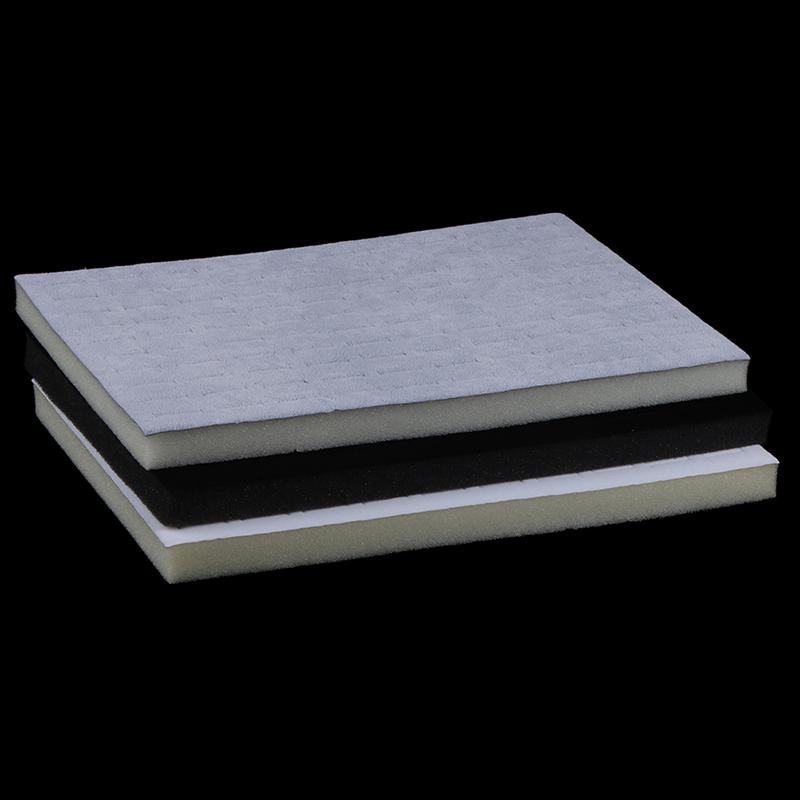 1 ks pěnový podnos na šperky, DIY vložky, sametový podnos na vystavení prstenů