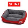 Square Comfortable Double Sided Available Large Pet Dog Sofa Bed  19 Colors Picture Memory Foam Pet Bed Solid Stocked
