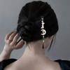 Schwarzes Sandelholz Antike Kopfbedeckung Antiker Stil Haarnadel Chinesischer Stil Kopfschmuck Hanfu Haarstäbchen
