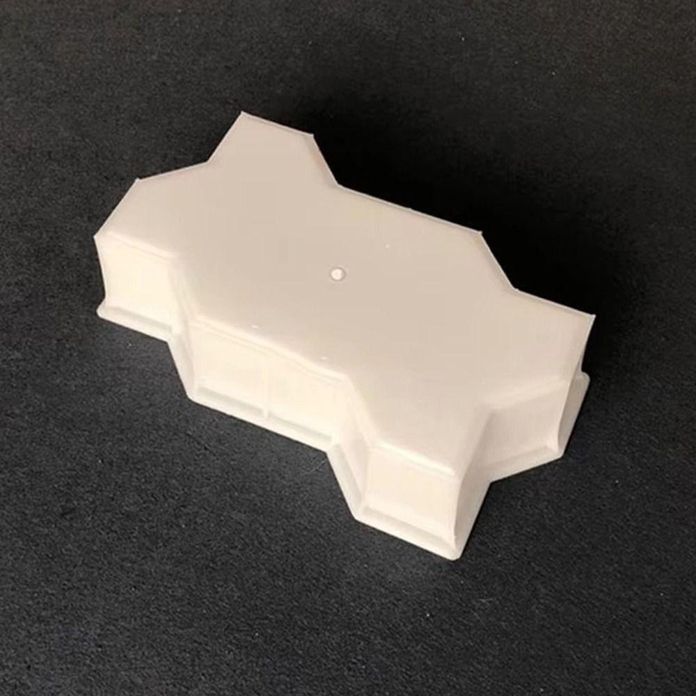 1Pcs Waves Shaped Stepping Stone Paver Reusable Concrete Path Maker Mold  For Lawn Patio Yard Garden