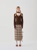 MIERCOLES Belle Half Neck Top [Brown]