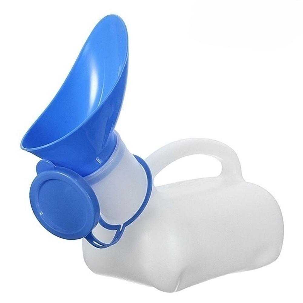 

Unisex Urinal Bottle for Men and Women, Pee Bottle with Lid and Funnel, Travel Urinal Kit for Camping Outdoor белый