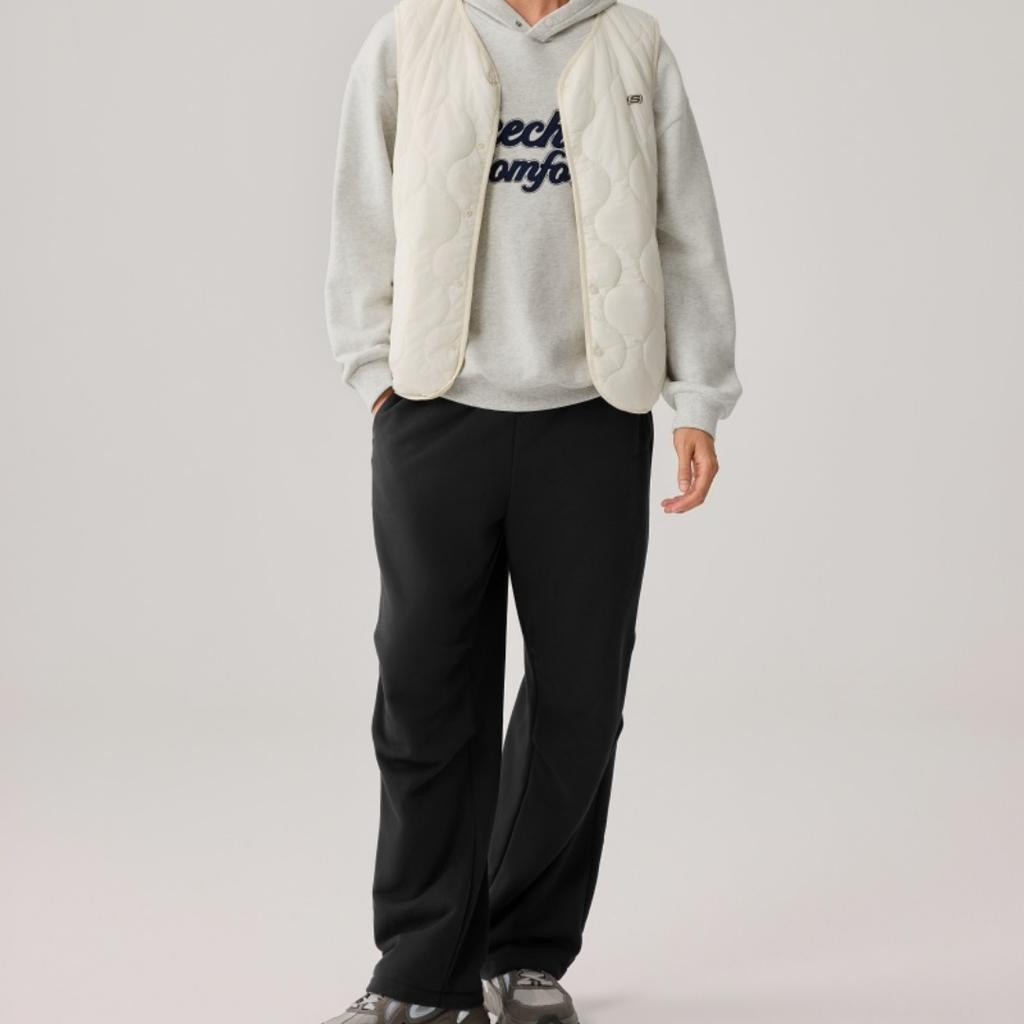 Skechers Loose Fit Solid Color Breathable Casual Pants Men Bottoms P325M147-0018