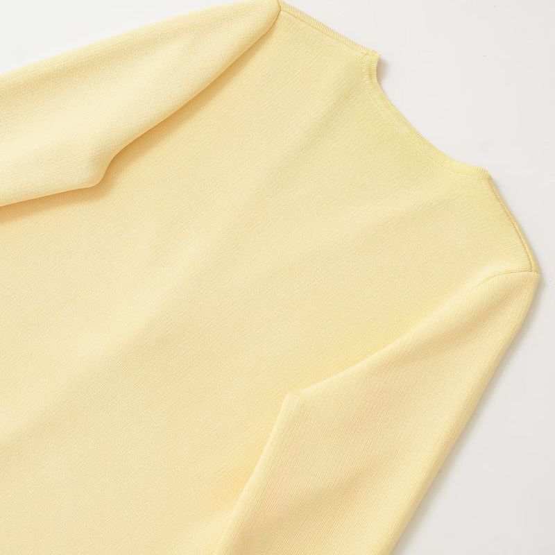 Kaslead New Women clothes Western Style Fashion Simple V-neck Long sleeve Knitted Outerwear 4192005 712