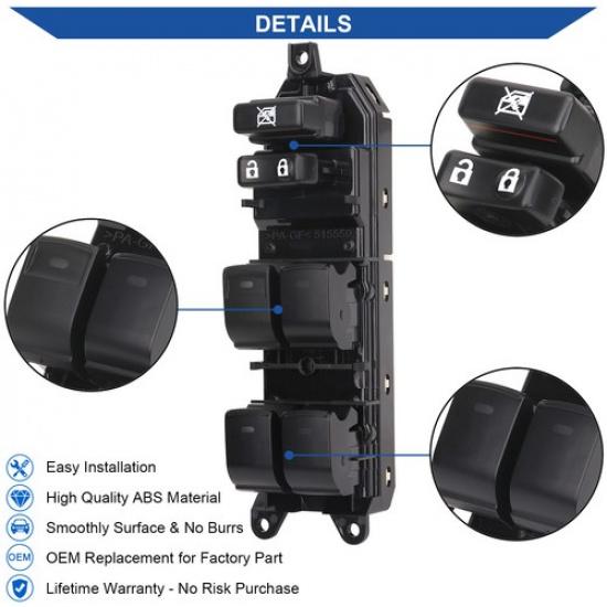 Window Switch Control For 2008-2015 Toyota Camry/Land Cruiser/Prius/Venza Lexus