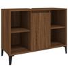 VidaXL Meuble d'évier chêne marron 80x33x60 cm bois d'ingénierie 821299