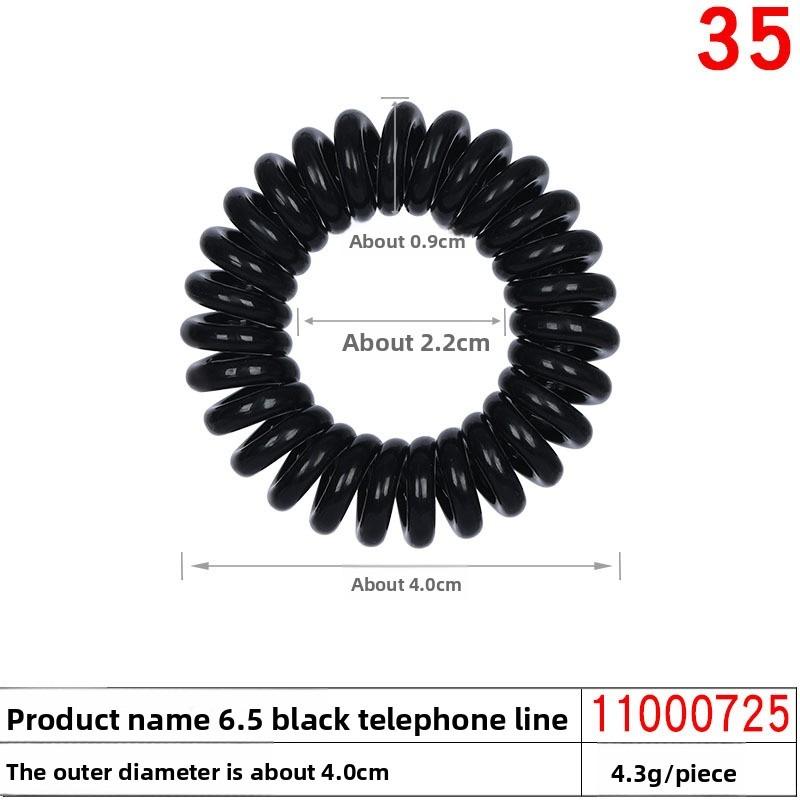 

Большая резинка для волос-пружинка, повязка на голову, резинка для волос в виде телефонного шнура, аксессуар для волос для прически пучок 11000725#