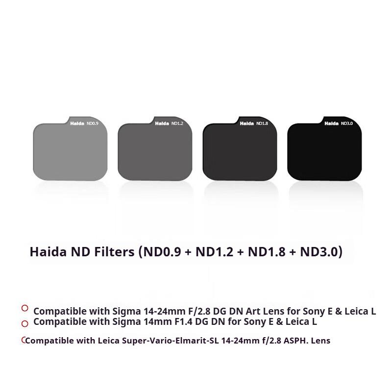 Haida Camera Filters Rear ND Neutral Density Filter Set Professional Photography Neutral Density Filters Compatible with Sigma, Sigma 14-24mm