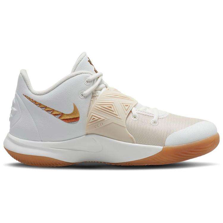 New Nike Kyrie Flytrap 3 Ep 'White Metallic Gold' CD0191-105