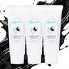 Carbon Facial Gel Set 3-PCS Hair Removal Cooling Formula Black Cream Remover Daily, 80ml, 3 Pcs
