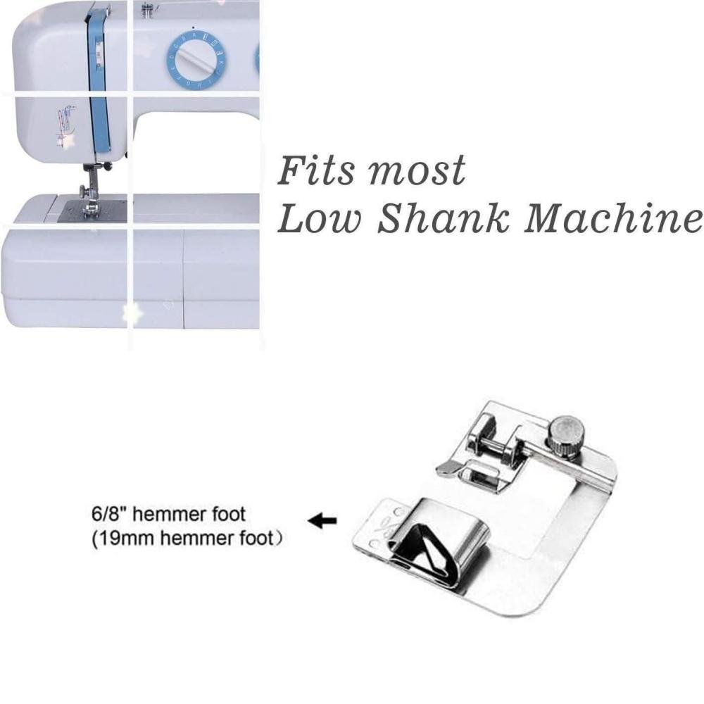 Wide Rolled Hem Pressure Foot 3/4 Inch For Low Shank Sewing Machine Presser Foot