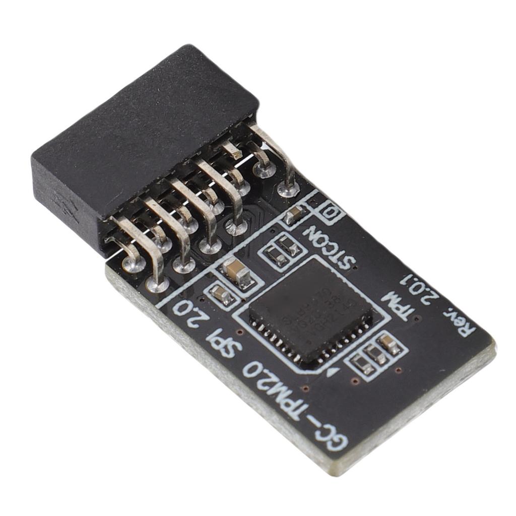 TPM 2.0 Sicherheitsmodul 12-1 Pin Remote Boards Sicherheitsmodul Motherboard SPI Bus Schnittstelle 2,54 mm Abstand