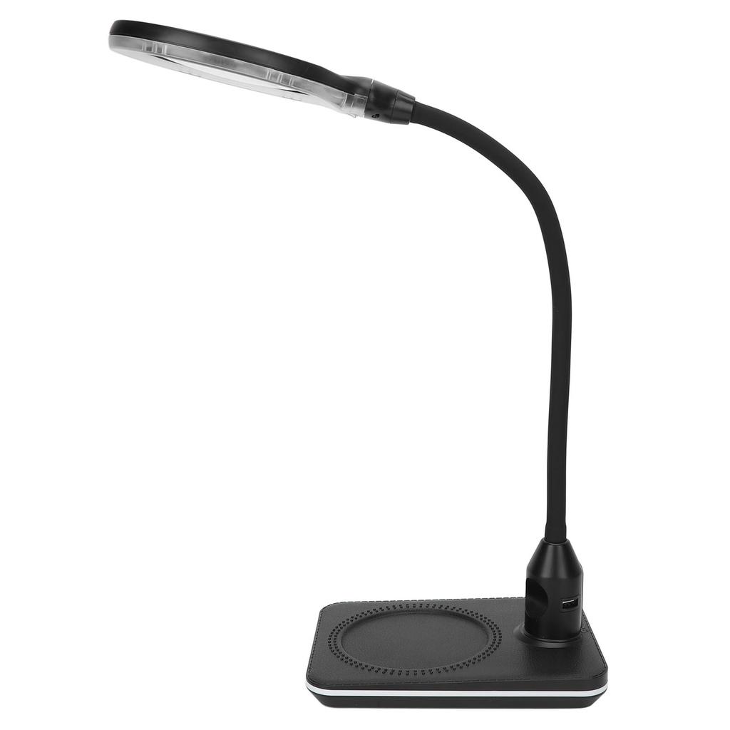Magnifying Lamp 3X Primary 10X Secondary Dimmable LED USB Port Foldable Gooseneck Widely Used