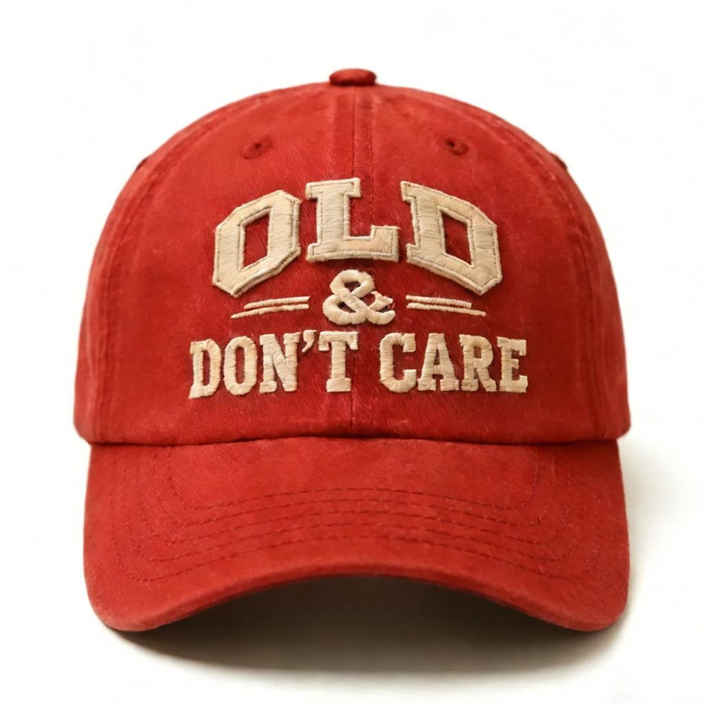 Adjustable Baseball Cap Embroidered Distressed Baseball Cap Embroidery Baseball Cap Comfortable For Gifting Outdoor Activities
