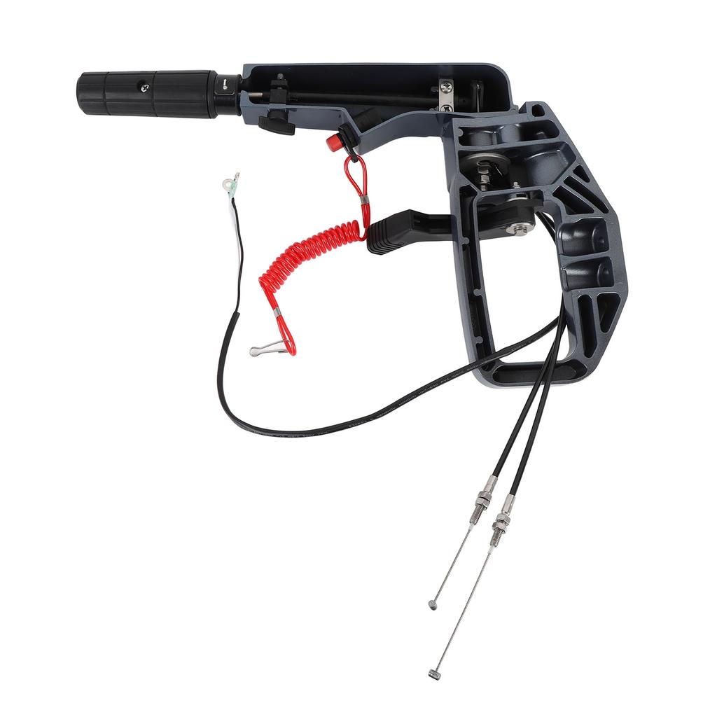 66T W0084 02 4D Sestava řídicí rukojeti pro dvoutaktní 40koňový přívěsný motor Hliníková slitina Řídicí páka