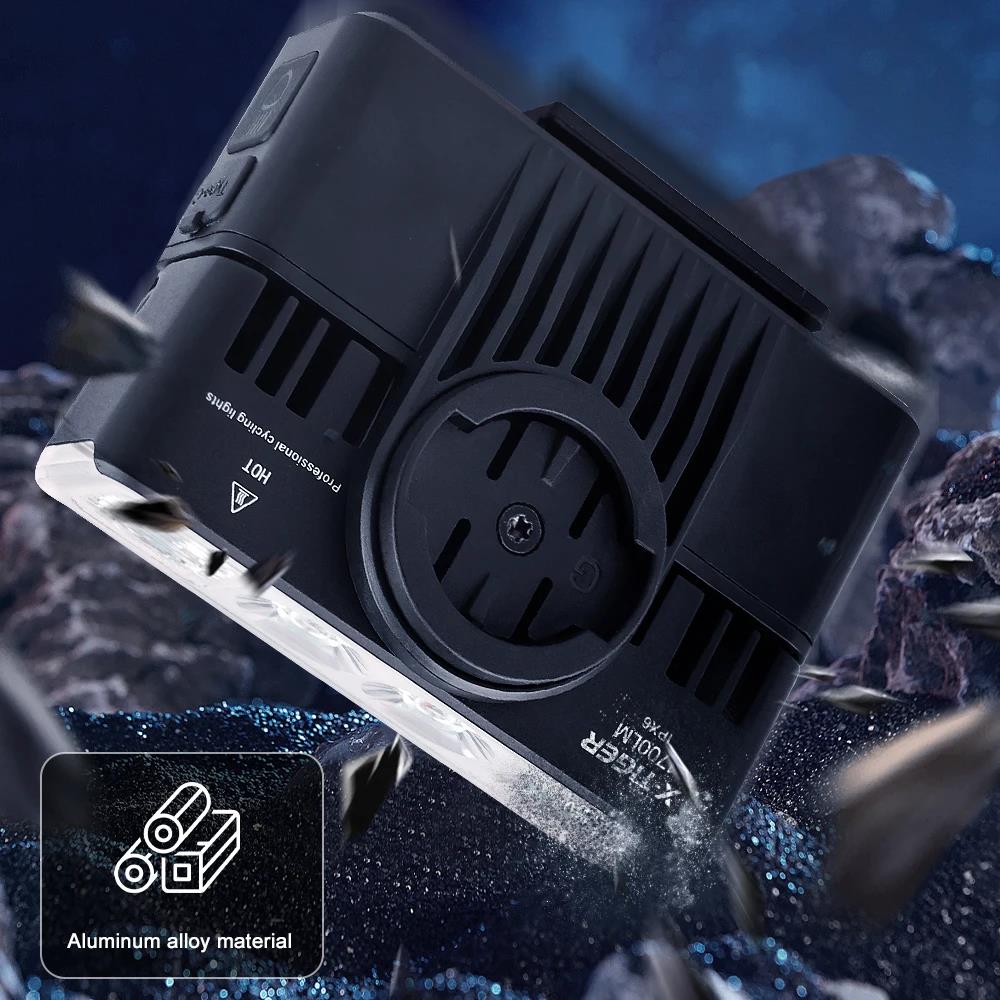 X-TIGER Bike Lights 2800LM IPX6 Waterproof Bike Headlight Night Riding Compatible with Garmin/GoPro Mount Bicycle Front Light 7
