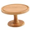 Bamboo Cake Dome Cover Appetizer Serving Tray Cheese Snacks Board Platter Round Birthday