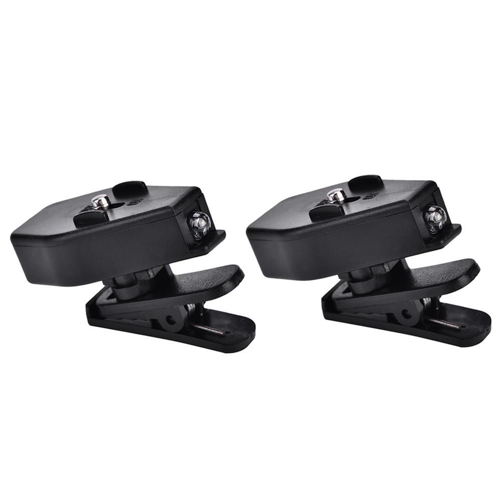 2Pcs Angles Adjustable LED Clip On Eyeglass Lamp 360 Degree Rotatable Black Eyeglass Reading Light LED Light Clip Night Reading