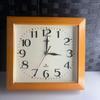 Used Wall Clock Interior Clock Wooden Frame