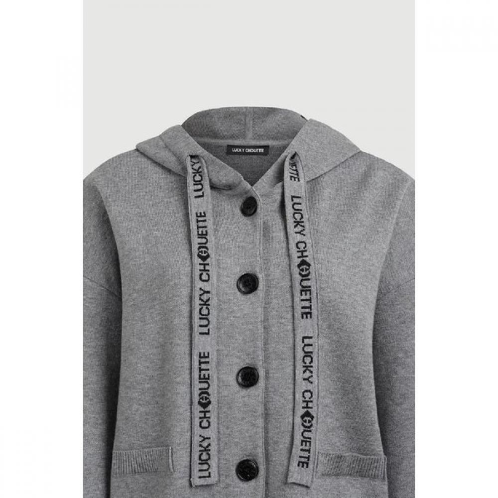 Lucky Chouette Jacquard Hooded Cardigan Lqwcx26300