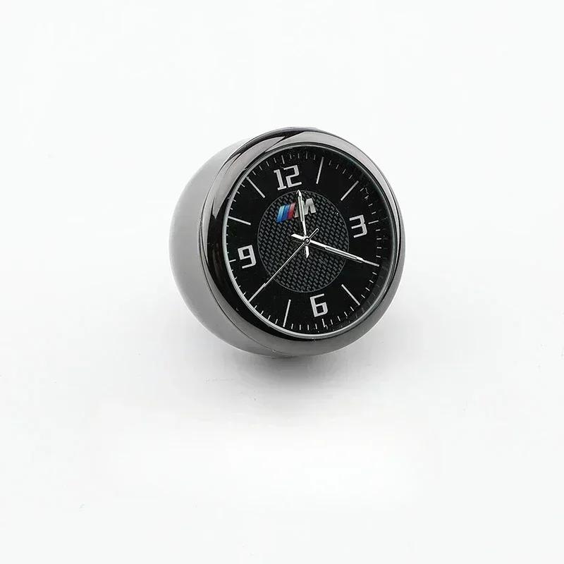 LMHKH1 Car Sticker Hot For BMW Car Interior parts mini Clock Watch Auto Electronic Quartz Watch For BMW M E46 E90 E60 F30 F10 E39 E36