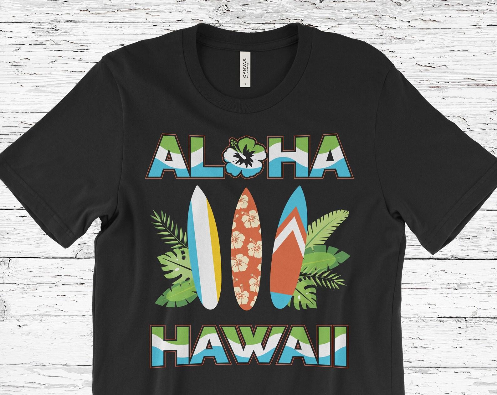 Hawaiian Shirt, Aloha TShirt, Hawaii T Shirts, Vintage Hawaii, Hawaiian Vacation, Travel Hawaii, Surfer Surfing, Hawaiian Gift Present, 160