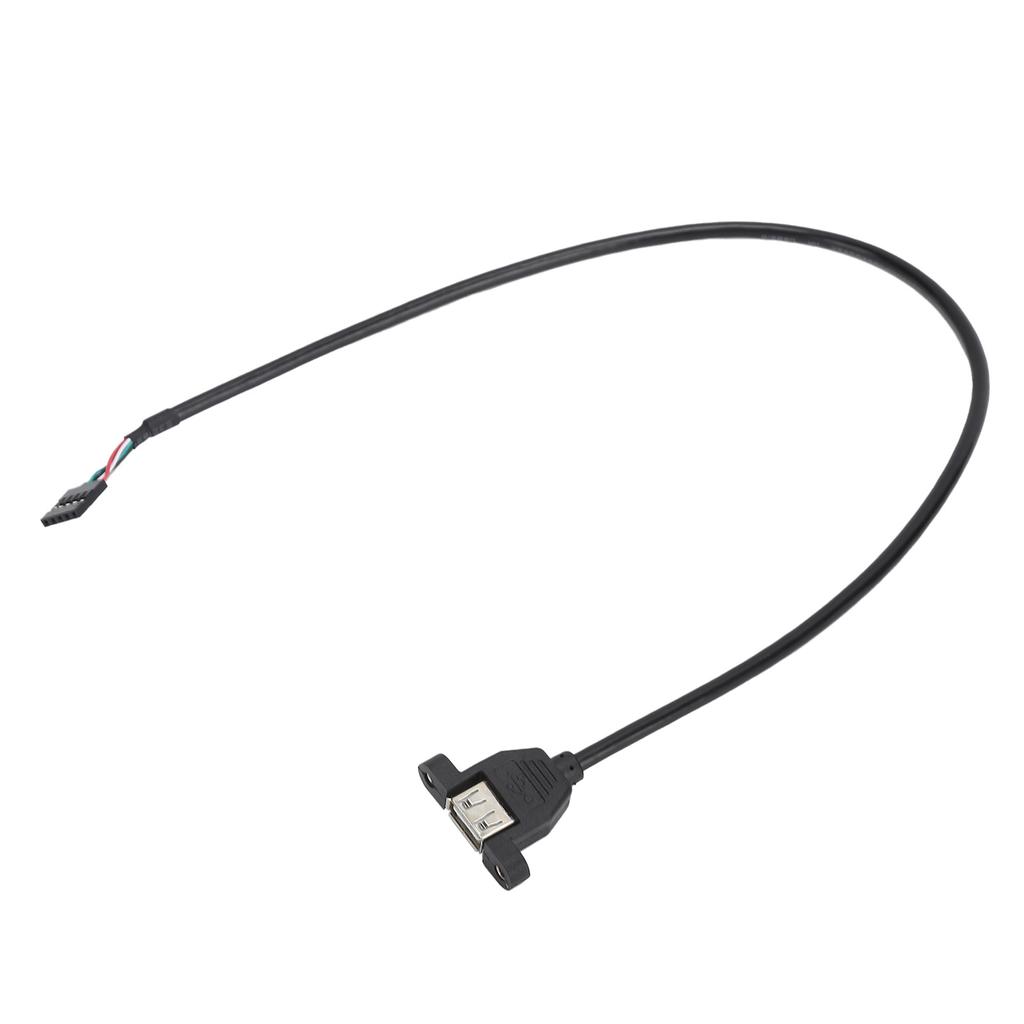 USB2.0 Extension Cable Female To 5pin Female Motherboard High Fidelity Transmission Builtin Extension Cable(0.3meters )