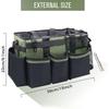 Wear-Resistant Tool Organizer Bag 4 Foldable Dividers Cleaning Tools Storage Bag  Housekeepers