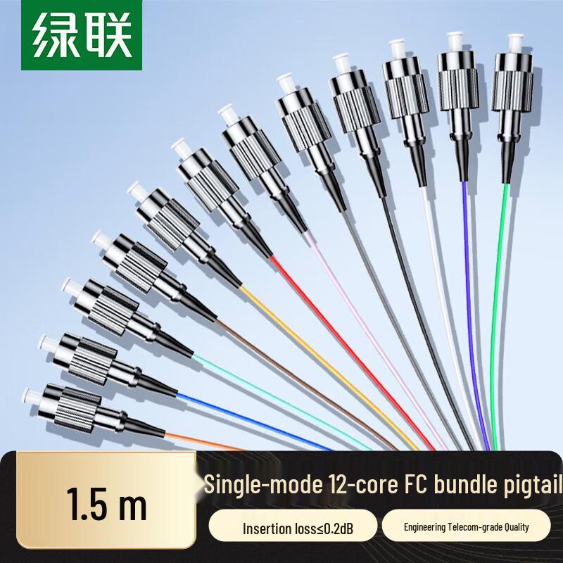 UGREEN NW378 FC 12-Core Single Mode Fiber Optic Pigtail