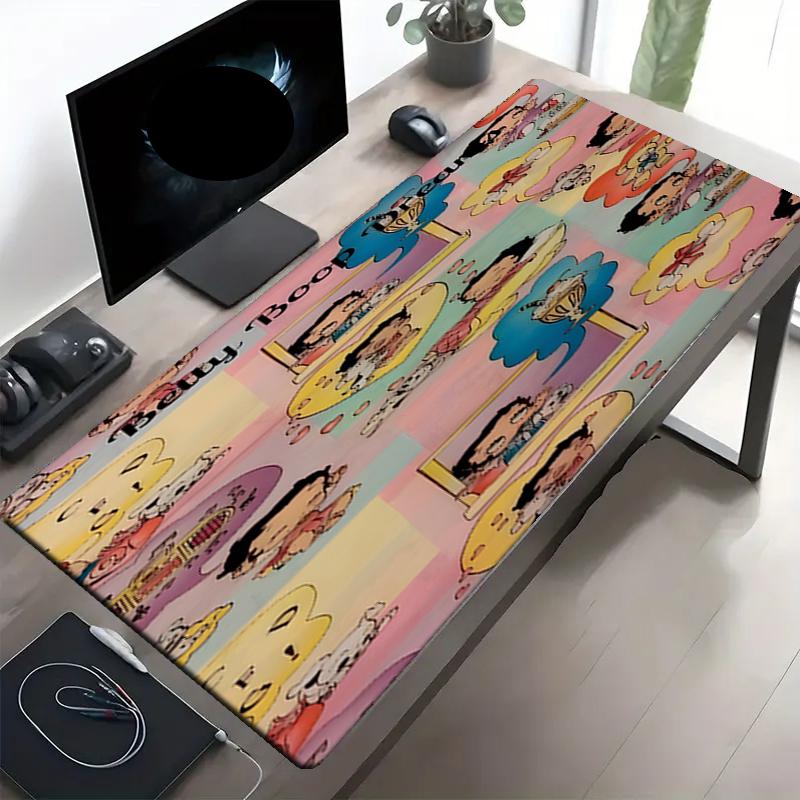 Sexy Doll Print Mouse Pad, Anti‑Slip Desktop Keyboard Mat, for PC Laptop Gaming Working Daily Use, Cool Festival Surprise Gift