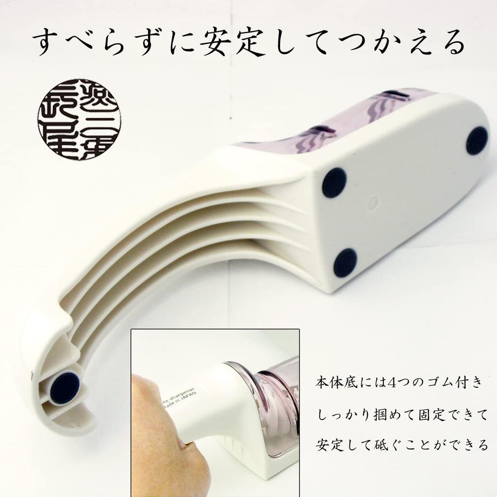 Nagao Tsubamesanjo Knife Sharpener Double Sharpener Rough Sharpening (Diamond) Finish Sharpening (Ceramic) For Double Edges Made In Japan