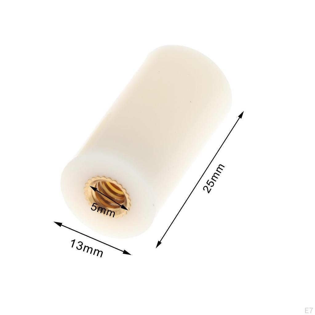 10 Pieces Billiard Cue Sticks Ferrule Tube Screw on Pool Tips Portable for