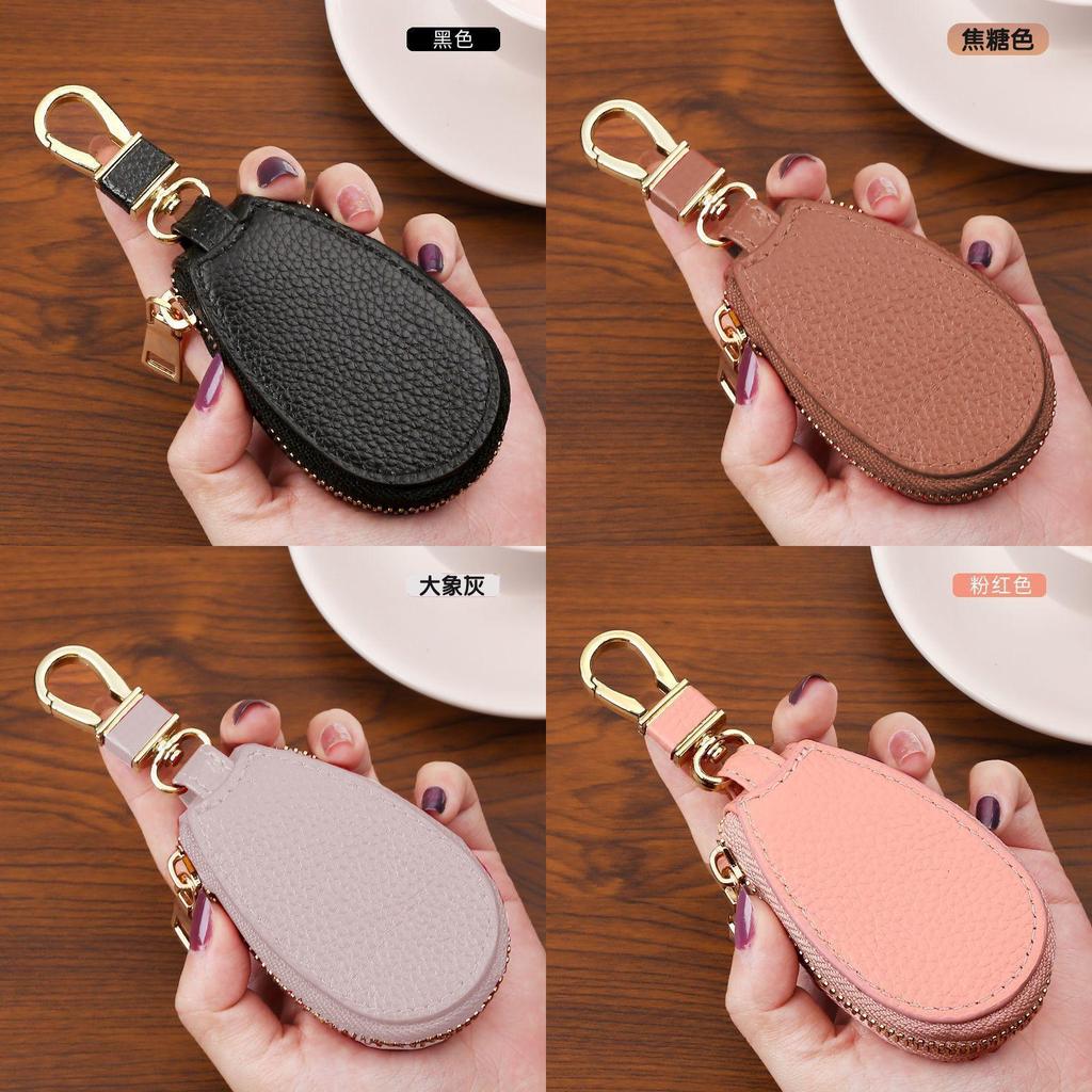 Key Case For Men And Women Pu Leather With Expandable Storage For Daily Use