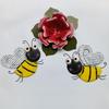 Metal Bee Wall Hanging Sculpture Indoor Outdoor Yard Sculpture Art Garden Statue